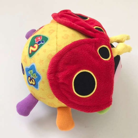 VTech Lady Bug Count & Hug Baby Plush Stuffed Toy - Picture 6 of 11